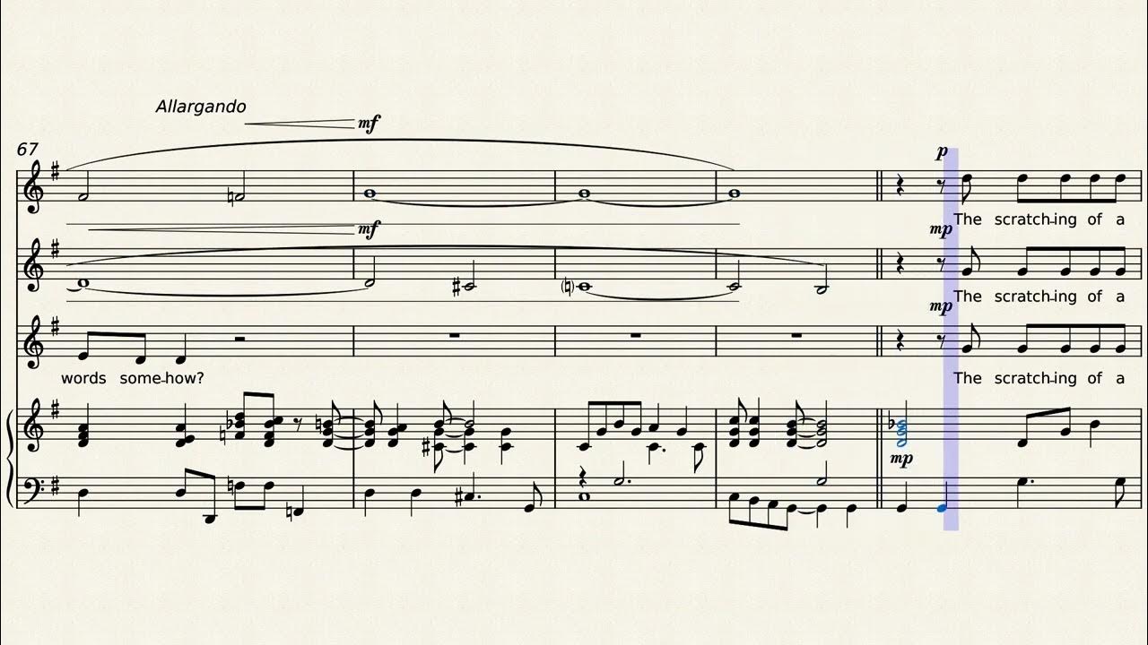 Mellotron Scratch – Porcupine Tree - arranged for SSA choir and piano Mellotron Scratch – Porcupine Tree - arranged for SSA choir and piano