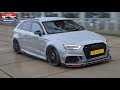500HP Stage 3 Audi RS3 with Milltek Exhaust - Launch Control Accelerations, Loud Pops & Bangs!