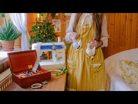 Snowy Winter Days Slow Living In The Countryside Baking Homemade Bread And Sewing Spring Ducks