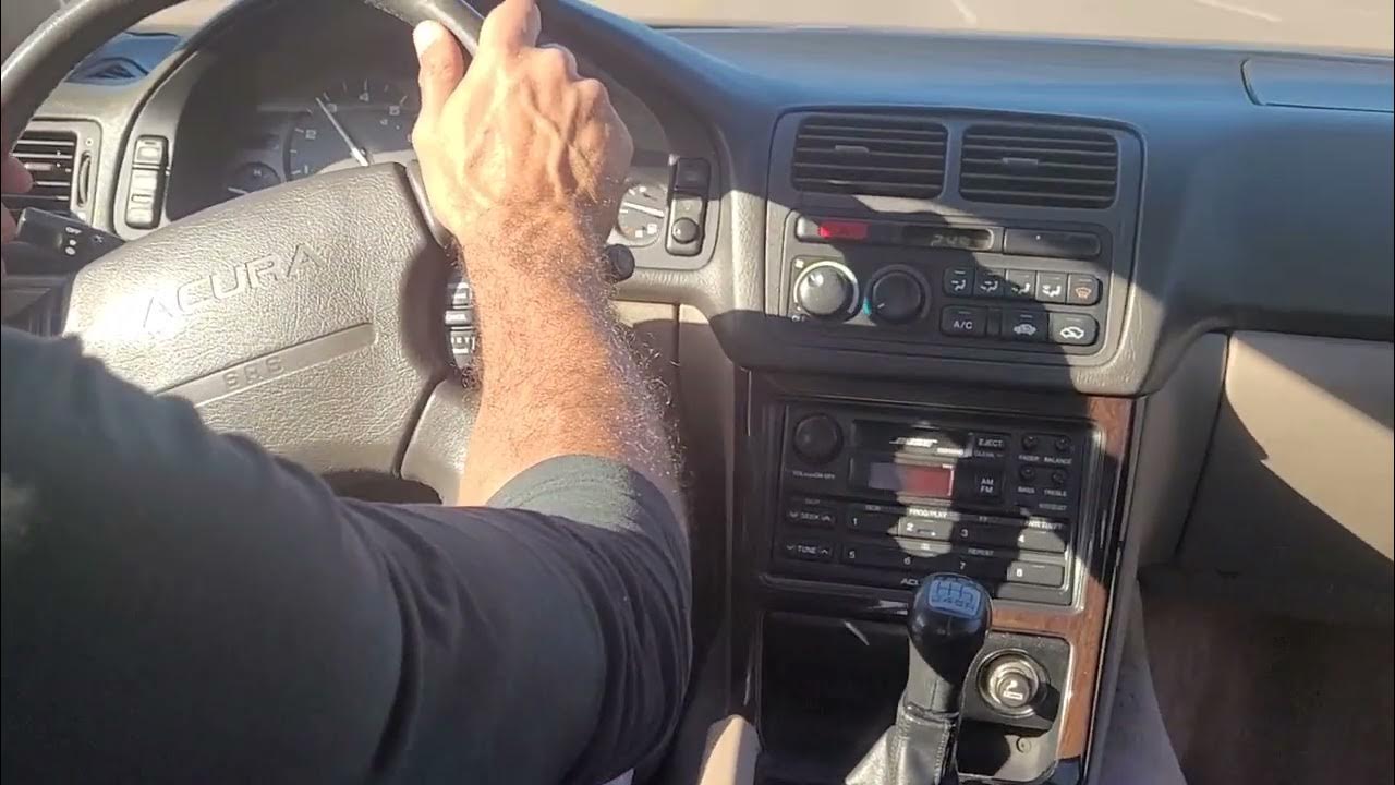 1994 acura legend 6 speed test drive youtube