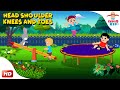 Head shoulders knees and toes fun rhyme for kids  superkid tv