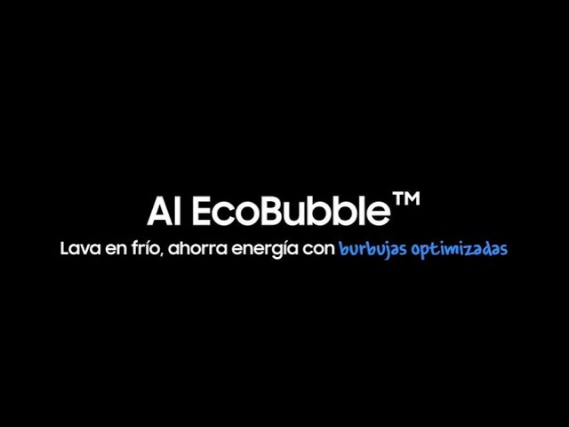 Lavadoras Samsung con tecnología AI EcoBubble™