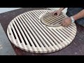 Amazing Idea For Reusing Pallet Wood In Woodworking - Create A Unique Table From Scrap Pallets