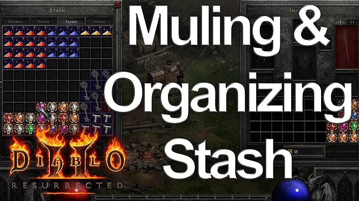 Muling and Organizing My Stash (Diablo 2 Resurrected) Patch 2.7