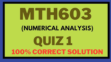 MTH603 quiz 1 2024 || MTH603 quiz 1 fall 2024 || MTH603 quiz 1 solution 2024