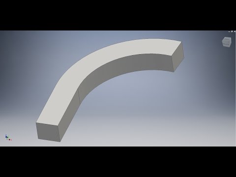 Autodesk Inventor Tutorial - Sweep