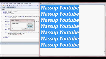 HOW TO MAKE A ADVANCED SPAMMER IN VISUAL BASIC 2008/2010