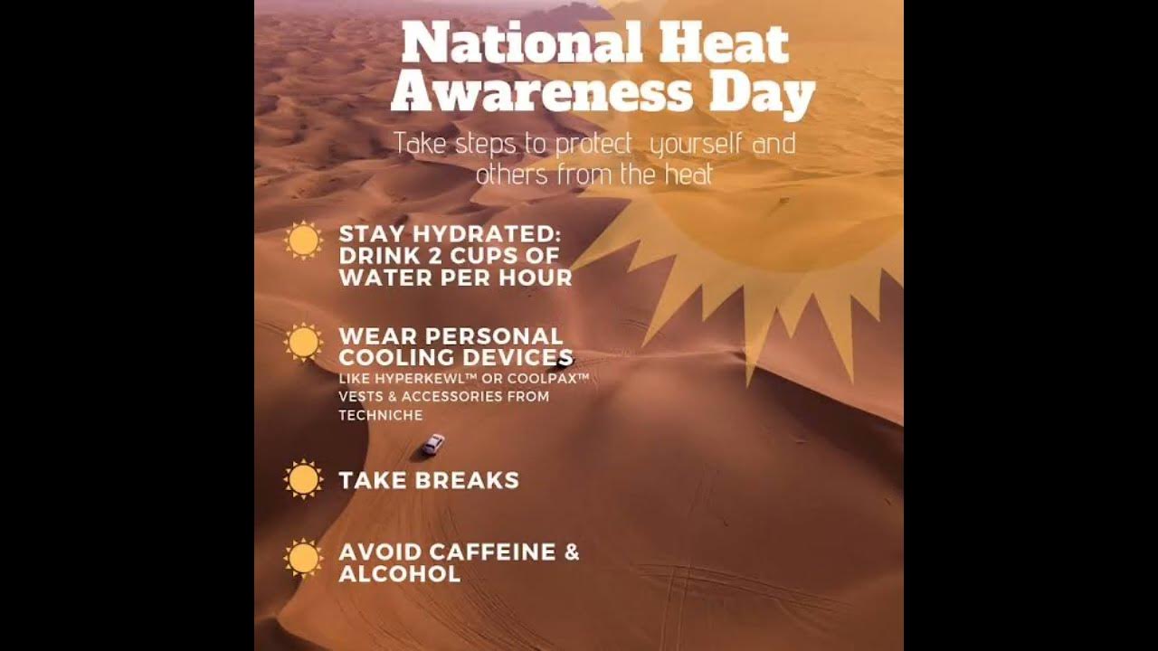 National Heat Awareness Day 26th may 2023 Importance of the day