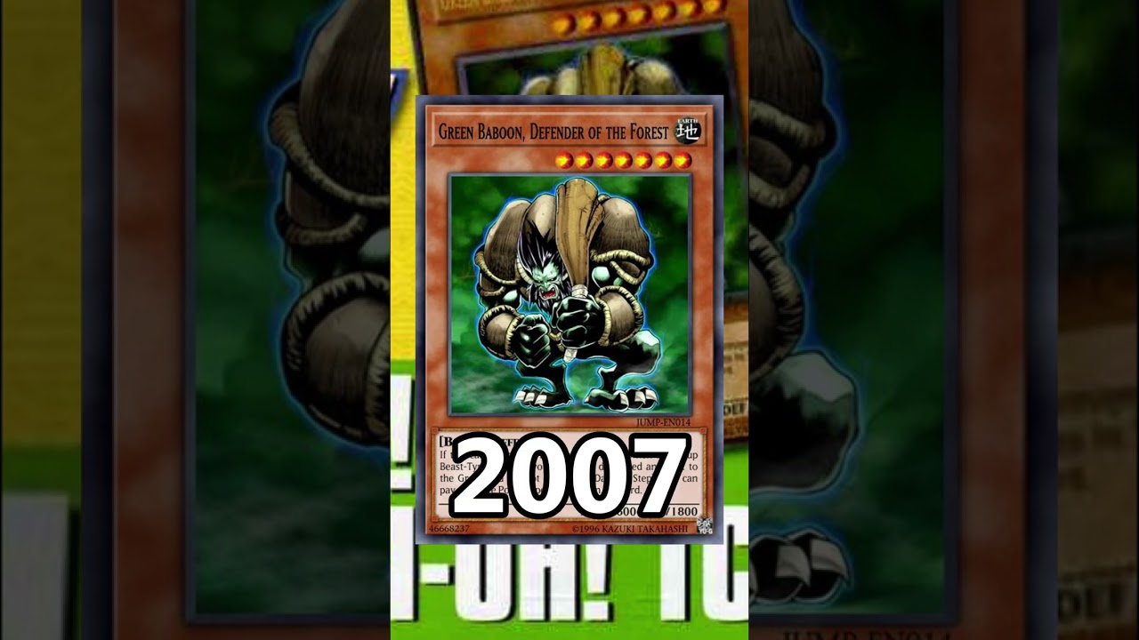 yugioh baboon cards Green Baboon, Defender of the Forest RP02-EN099 Secret Rare Limited Edi Mint / near mint condition trading card Green Baboon, Defender of the