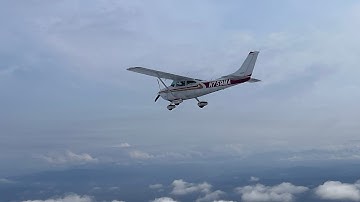 Maintenance flight from Auburn to Arlington in the Cessna 182Q