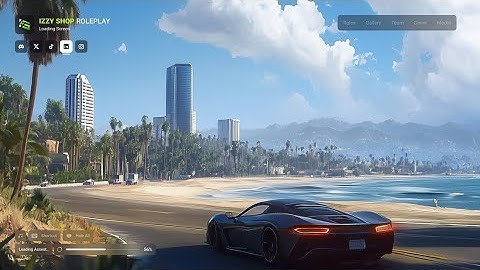 Izzy Shop Loading Screen V7 [ Fivem Loading Screen ]