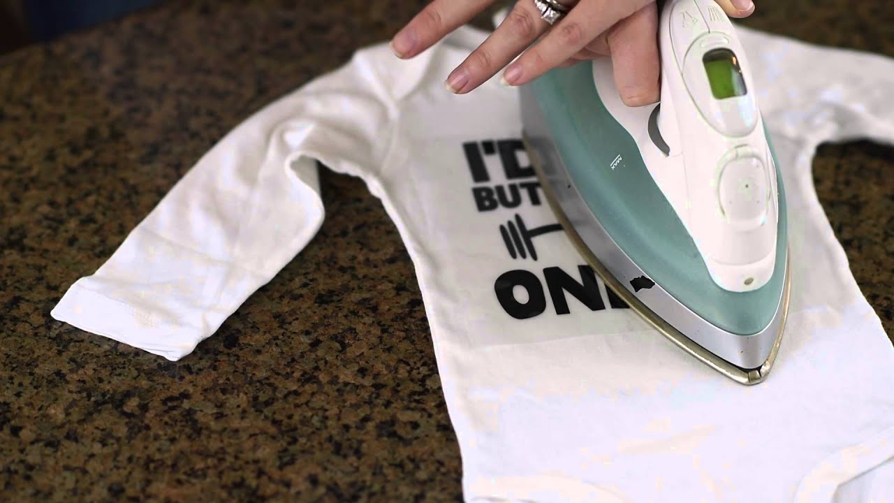 How to Iron on Letters on a T-Shirt 