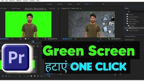 Remove GREEN SCREEN In PREMIERE PRO How To Remove Video Background Adobe Premiere Pro Green Screen