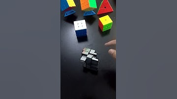 Fun fact about mirror cube 😯 #puzzle #cubing