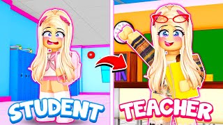 TRANSFORMING FROM STUDENT TO TEACHER IN ROBLOX!