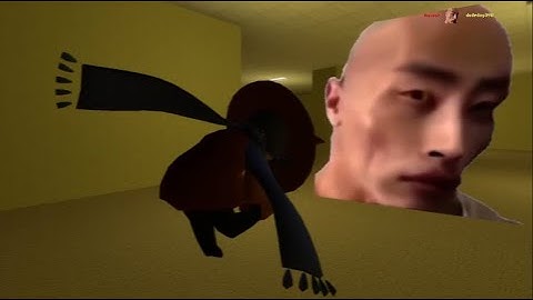 Running from nextbots in the backrooms (Gmod)