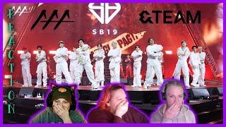 SB19 with &TEAM AAA Performance (Stage Version) Reaction | Kpop BEAT Reacts