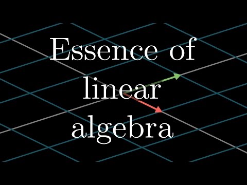 Essence of linear algebra preview