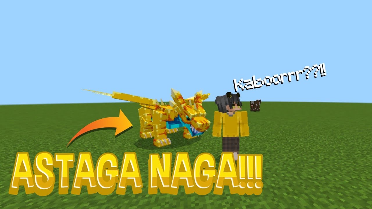 ADDON NAGA TERKEREN DI MINECRAFT BEDROCK EDITION!! - YouTube