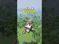 How to Make an Easy Rocket in Minecraft - Tutorial | CupSapling #minecraft  #rocket  #redstone