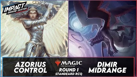 Azorius Control VS Dimir Midrange [PAPER] | Standard RCQ from IGC RD 1 | Magic: the Gathering