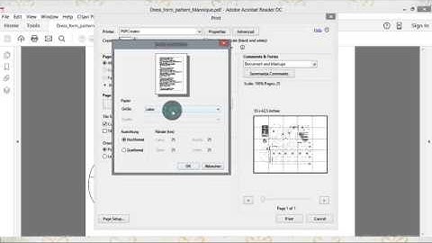 How to print sewing patterns on your home printer!