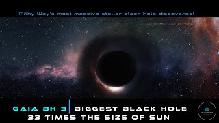 GAIA BH3 | Milky Way's Biggest Black Hole Discovered! | 33 Times The Size of Sun