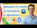 GUARDAR mensajes Contact Form 7 | Almacena los emails del formulario 📫