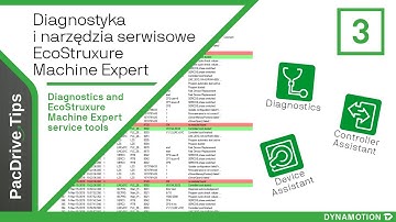 Diagnostyka i narzędzia serwisowe EcoStruxure Machine Expert | ODC. 3 | PacDrive Tips