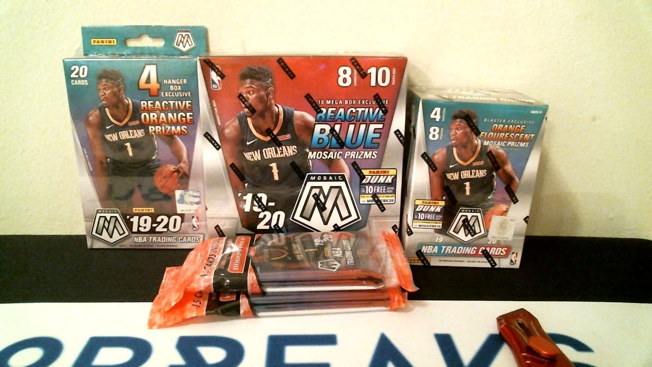 2019-20 NBA Panini Mosaic Basketball Box Break #36 - YouTube