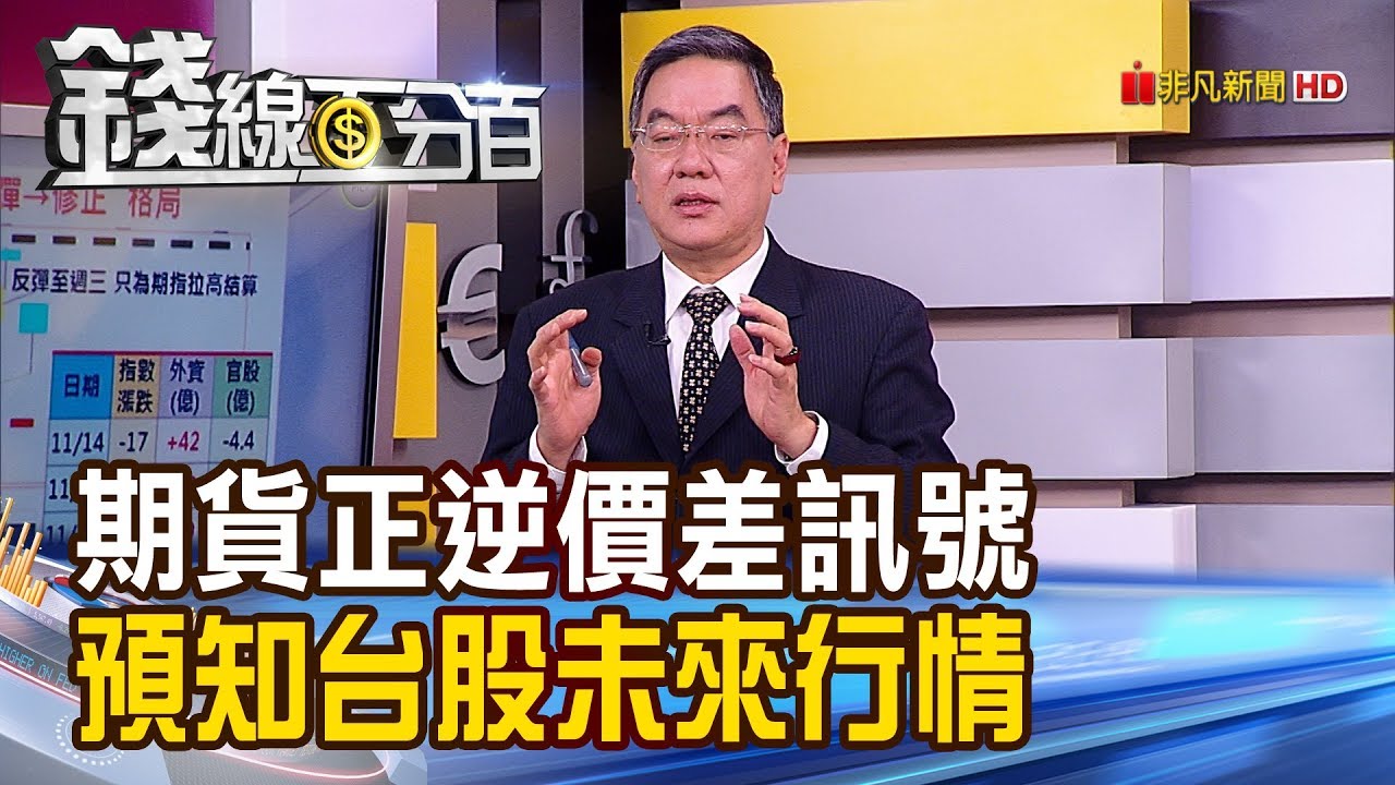 【錢線百分百】《期貨正.逆價差訊號 預知台股未來行情!》20191121-3