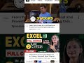 Excel Course Free Me Sikho Top 3 Free Excel Learning Platforms