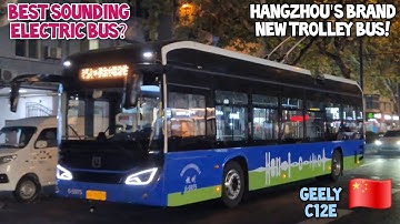 The BEST SOUNDING Electric ⚡ Bus? | Hangzhou
