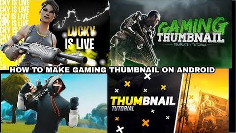 How to Make gaming thumbnail on Android 🔥 ps touch 2020