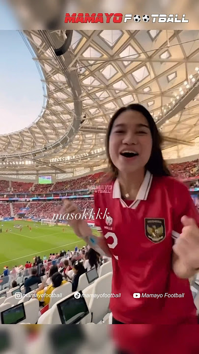 Reaksi Bahagia Azizah Salsha Melihat Assist Lemparan Arhan Membuat Sandy Walsh Cetak Gol Vs Jepang