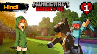 The Perfect Start to Minecraft Hardcore | HINDI |