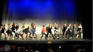 OnStage Dancers Flashmob THRILLER at a Palace Theatre Wedding!