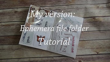 Ephemera file folder tutorial