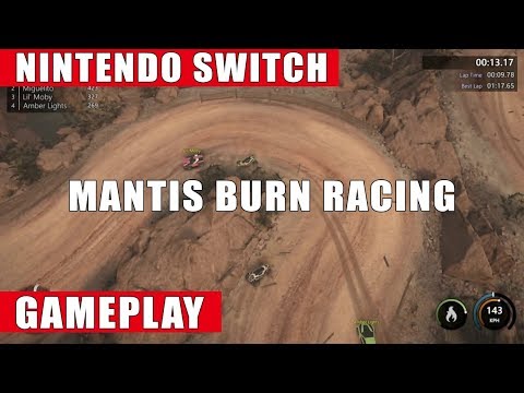 Mantis Burn Racing Nintendo Switch Gameplay