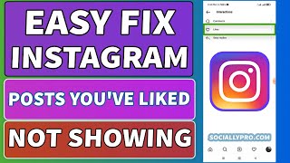 Fix Instagram Post You've Liked Not Showing or Missing 2022