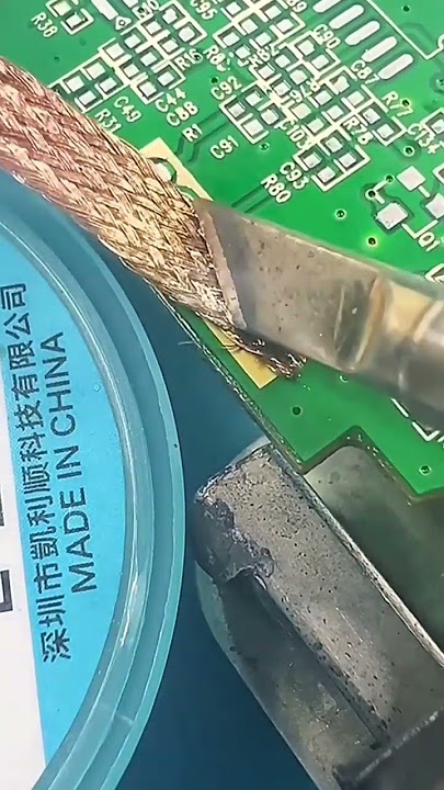 Quick cleaning technology for solder pads, good machinery and good tools to save time and effort