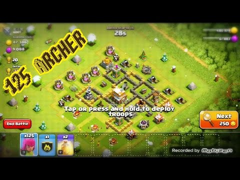 Clash Of Clans შეტევა (ქართულად) 125 Archer