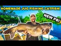 HOMEMADE Jug Fishing for TROPHY Catfish!!!!