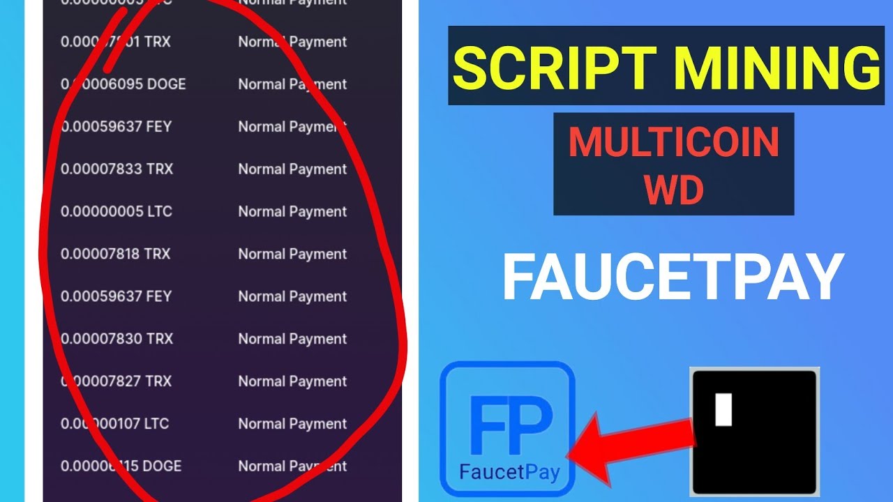 termux mining crypto WD faucetpay - YouTube
