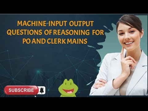 # IBPS PO MAINS Sectional Mock test of OB Reasoning # machine Input ...