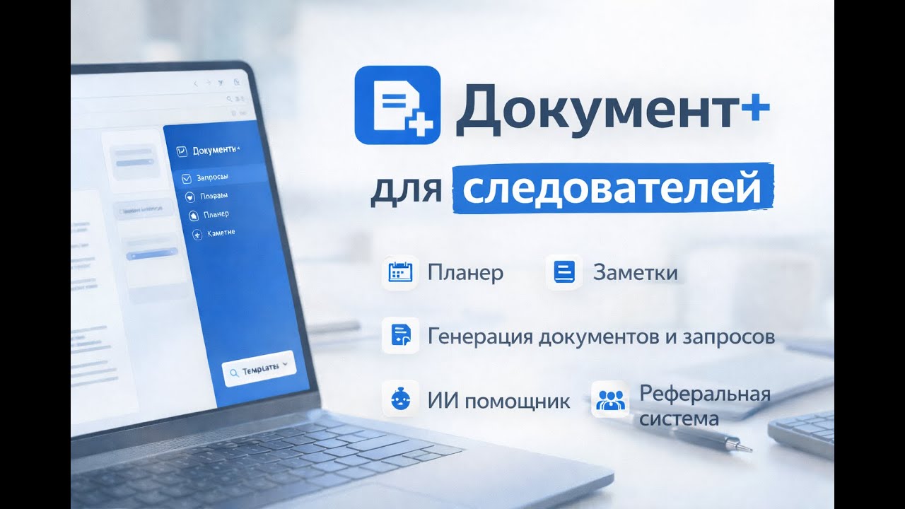 Документ+ - цифровой помощник следователя