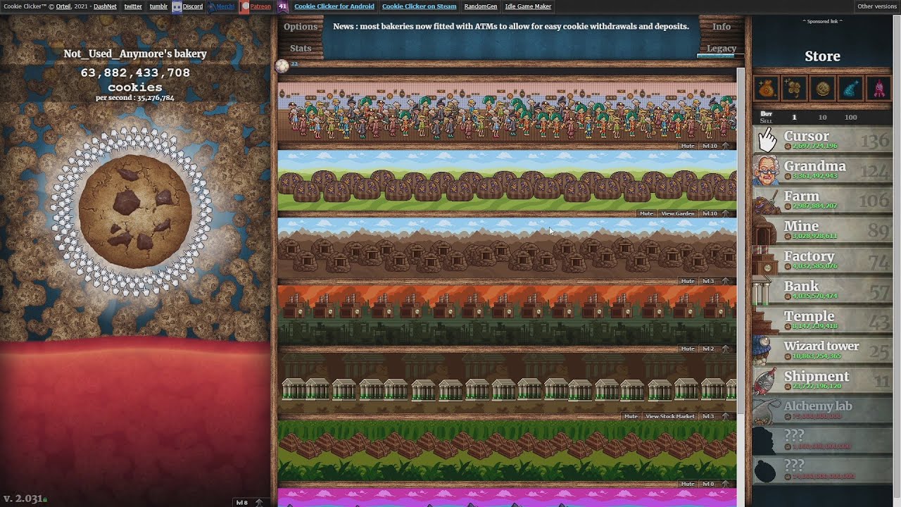 Cookie Clicker: Anniversary Edition by TheSilentHouseStudio