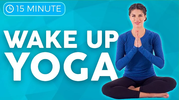 15 minute Morning Yoga Stretch Out & Wake Up | Sar...