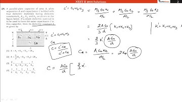 NEET II (24 July, 2016) Video Solution Physics Question No. 24 [Code AA]