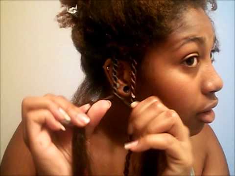 Senegalese Twist Tutorrial On Natural Hair And Results Youtube